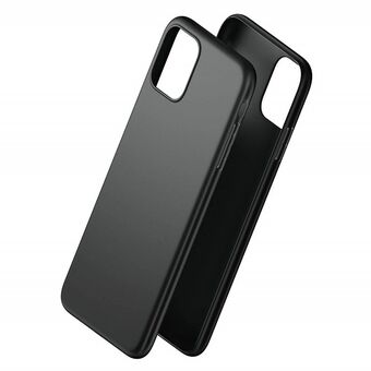 3MK Matt-etui iPhone 11 Pro i svart / svart