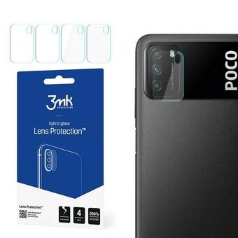 3MK Lens Protect Xiaomi Poco M3 Kameralinsebeskyttelse 4 stk