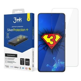 3MK Silver Protect+ er en fuktmontert antibakteriell folie for Samsung G996 S21+.