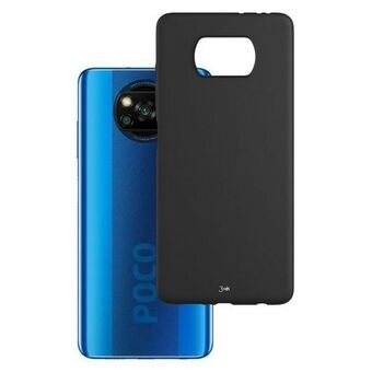 3MK Matt-etui til Xiaomi Poco X3 svart/black