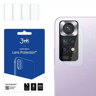 3MK Lens Protect Xiaomi Redmi Note 11s 4G kameralinsebeskyttelse 4 stk.