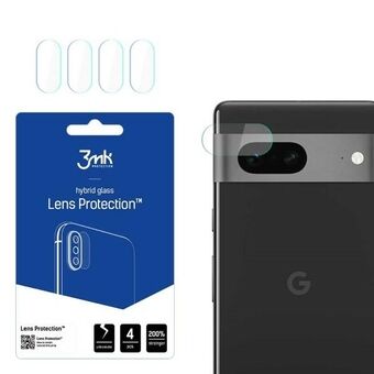 3MK Objektivbeskyttelse for Google Pixel 7 5G - beskyttelse for kameraobjektivet, 4 stykker.