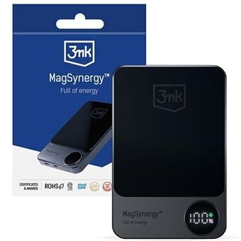 3MK MagSynergy Powerbank 10000mAh med MagSafe trådløs lading