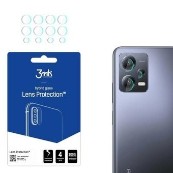 3MK Lens Protect Redmi Note 12 Pro/Pro+ Beskyttelsesfilm for kameraobjektiv 4 pk.