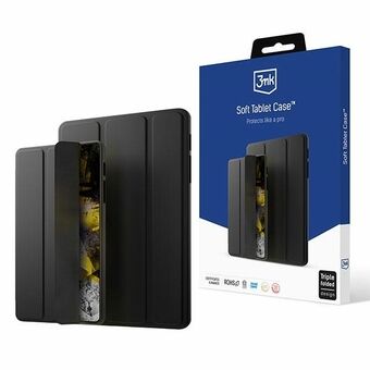 3MK Myknettbrett-etui til iPad Mini 8.3" 6. generasjon, svart/svart