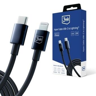 3MK Hyper Cable USB-C - Lightning 20W 1.2m Czarny/Black Kabel

3MK Hyper-kabel USB-C - Lightning 20W 1,2m Svart Kabel