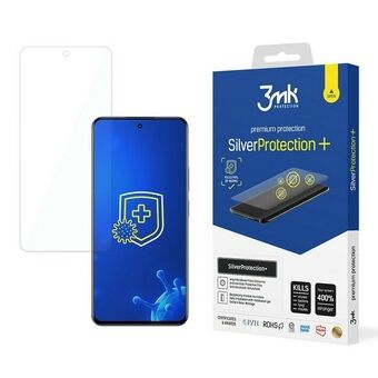 3MK SilverProtect+ Realme 12+ 5G Støydempende mikrobiell folie montert i våt tilstand