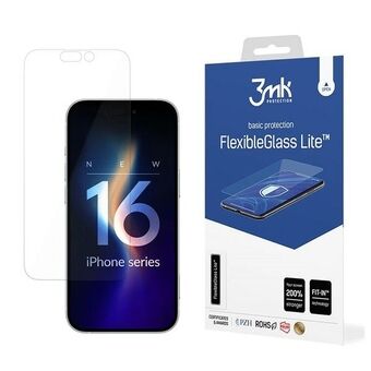 3MK FlexibleGlass Lite iPhone 16 6.1" Hybridglass Lite