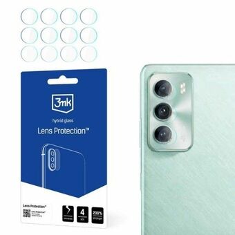 3MK Lens Protect Oppo Reno 12 Pro Linsebeskyttelse for kameraet 4 stk.