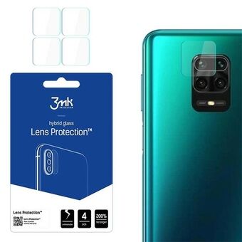 3MK Linsebeskytter Xiaomi Redmi Note 9 Pro Max Beskyttelse for kameralinse 4 stk