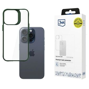 3MK Satin Armor Case+ iPhone 15 Pro Max grønn/green