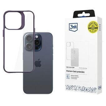 3MK Satin Armor Case+ iPhone 15 Pro lilla/purple