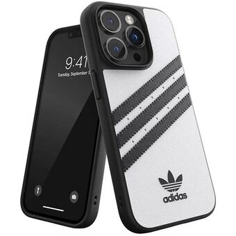 Adidas OR Molded deksel PU iPhone 14 Pro 6,1" hvit-svart/hvit-svart 50190