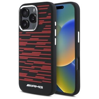 AMG AMHMP16L24SSRRK iPhone 16 Pro 6.3" svart/black hardcase silikon grafikk MagSafe