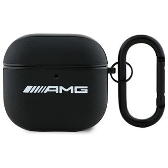 AMG AMA4SLWK AirPods 4 deksel hvit/hvitt Lær Hvitt Logo