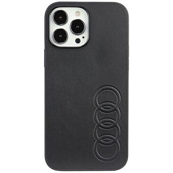 Audi Synthetic Leather iPhone 13 Pro Max 6,7" svart/svart deksel AU-TPUPPCIP13PM-TT/D1-BK