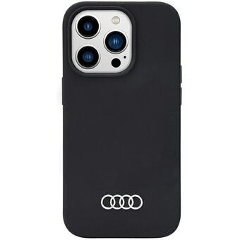 Audi Silikondeksel iPhone 14 Pro Max 6,7" svart/svart hardcase AU-LSRIP14PM-Q3/D1-BK