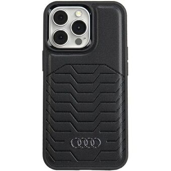 Audi syntetisk skinn MagSafe iPhone 13 Pro Max 6.7" svart hardveske AU-TPUPCMIP13PM-GT/D3-BK