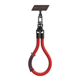 Audi universell stropp til telefon 28cm 8mm rød/red AUS-HSL10-RSQ/D1-RD