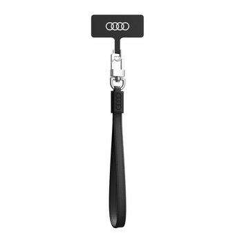 Audi universell telefonreim 28cm 10mm Lær svart/black AU-HSLSL-GT/D1-BK