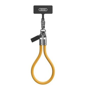 Audi universell nøkkelbånd til telefon 28cm 8mm gul/yellow AU-HSL8-R8/D1-YW