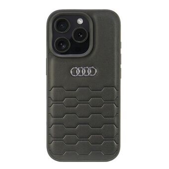 Audi Syntetisk Lær iPhone 16 Pro 6.3" svart/black hardcase AU-TPUPCIP16P-GT/D2-BK