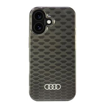 Audi IML Stitching Pattern MagSafe iPhone 16 6.1" svart/sort hardcase AU-IMLMIP16-Q5/D3-BK