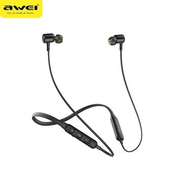 AWEI sportsøretelefoner Bluetooth G30BL-BK svart/svart nakkebånd