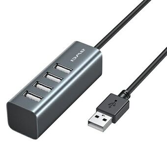 AWEI HUB CL-122 4xUSB-A / USB-A svart / svart