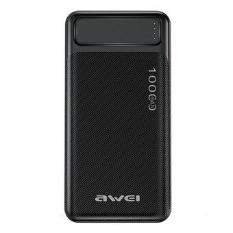 AWEI PowerBank P5K 10000mAh 2.1A svart/black 2xUSB