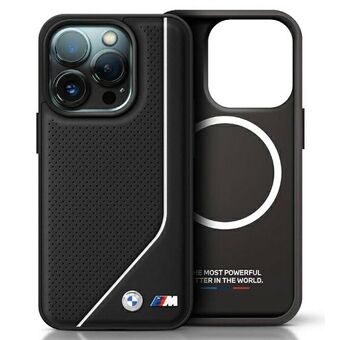 BMW BMHMP16L23PUCPK iPhone 16 Pro 6.3" svart/black hardcase M Perforated Twisted Line MagSafe