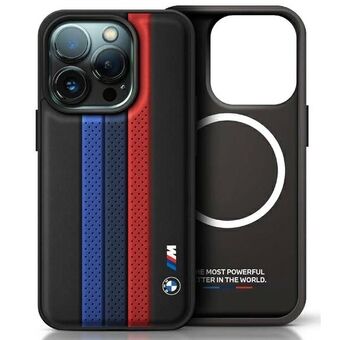 BMW BMHMP16L23PUPTK iPhone 16 Pro 6,3" svart/black hardcase M Perf. Tricolor Striber MagSafe