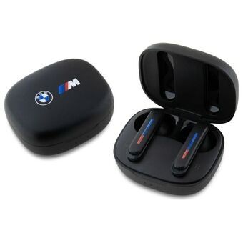 BMW Bluetooth hodetelefoner BMBEMIATP20LOK TWS + dokkingstasjon svart/sort Trykte logoer