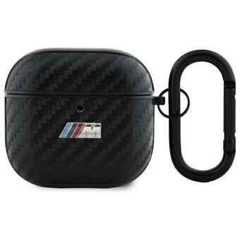 BMW BMA4CMPUCA AirPods 4 deksel czarny/svart PU Carbon M Collection