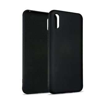 Beline etui av silikon for Xiaomi Redmi 9A, svart/svart.