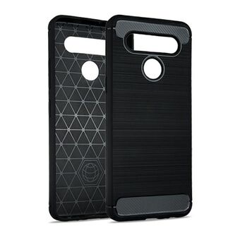 Beline Etui Carbon iPhone 12 mini svart/black