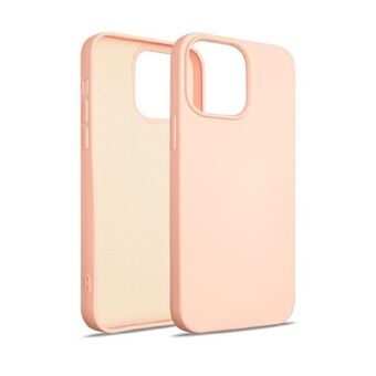 Beline Deksel Silikon iPhone 14 Pro Max 6,7" rosa gull / rosa gull