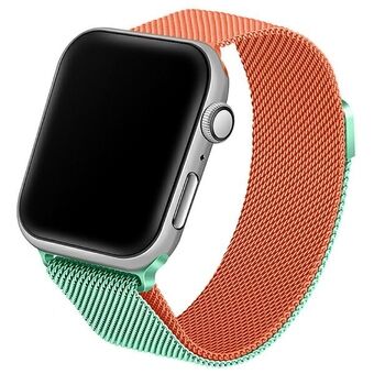 Beline Apple Watch Stålrem 38/40/41 mm grøn/orange grøn/orange