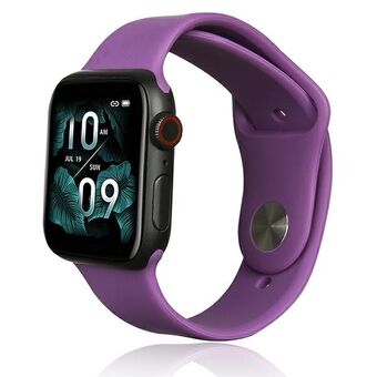 Beline Apple Watch Silikonrem 38/40/41mm lilla/lilla