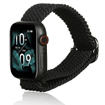 Beline Apple Watch Tekstilreim 38/40/41mm svart/svart