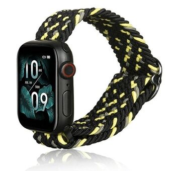 Beline Apple Watch Tekstilreim 38/40/41mm sort/lime svart/lime