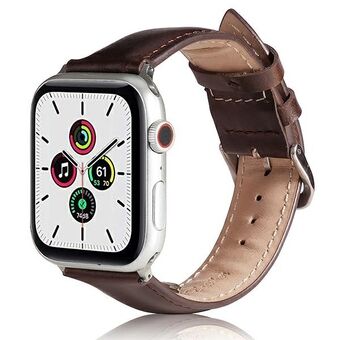 Beline Apple Watch Lærreim 42/44/45/49 mm brun/brun