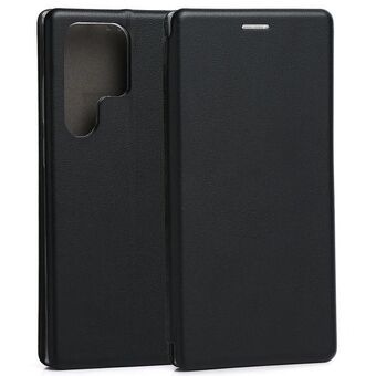 Beline Book Magnetic Case Samsung S23 Ultra S918 svart/svart