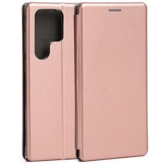 Beline Book Magnetic Case Samsung S23 Ultra S918 rosa gull/rose gull