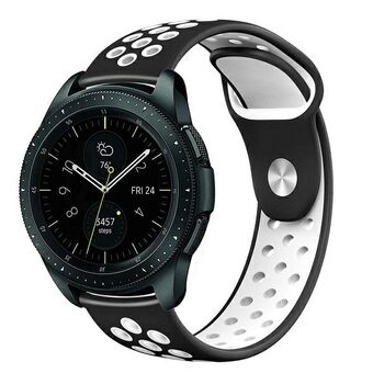 Beline Pasek Watch 22mm Sport Silicone, svart-hvit boks