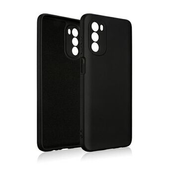 Beline Etui i silikon for Motorola Moto G82 5G, svart/svart