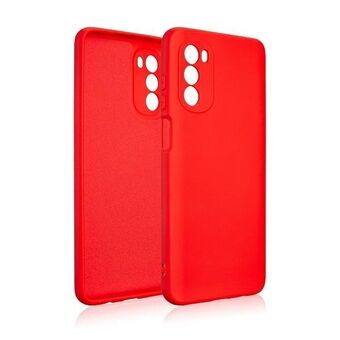 Beline etui i silikon for Motorola Moto G82 5G, rødt.