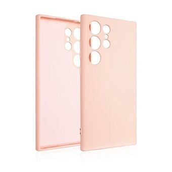 Beline-deksel i silikon for Samsung S24 Ultra S928, rosa-gull