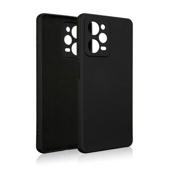 Beline etui i silikon for Poco X5 Pro, svart/sort