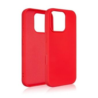 Beline Etui Silikon iPhone 16 Pro 6,3" rød